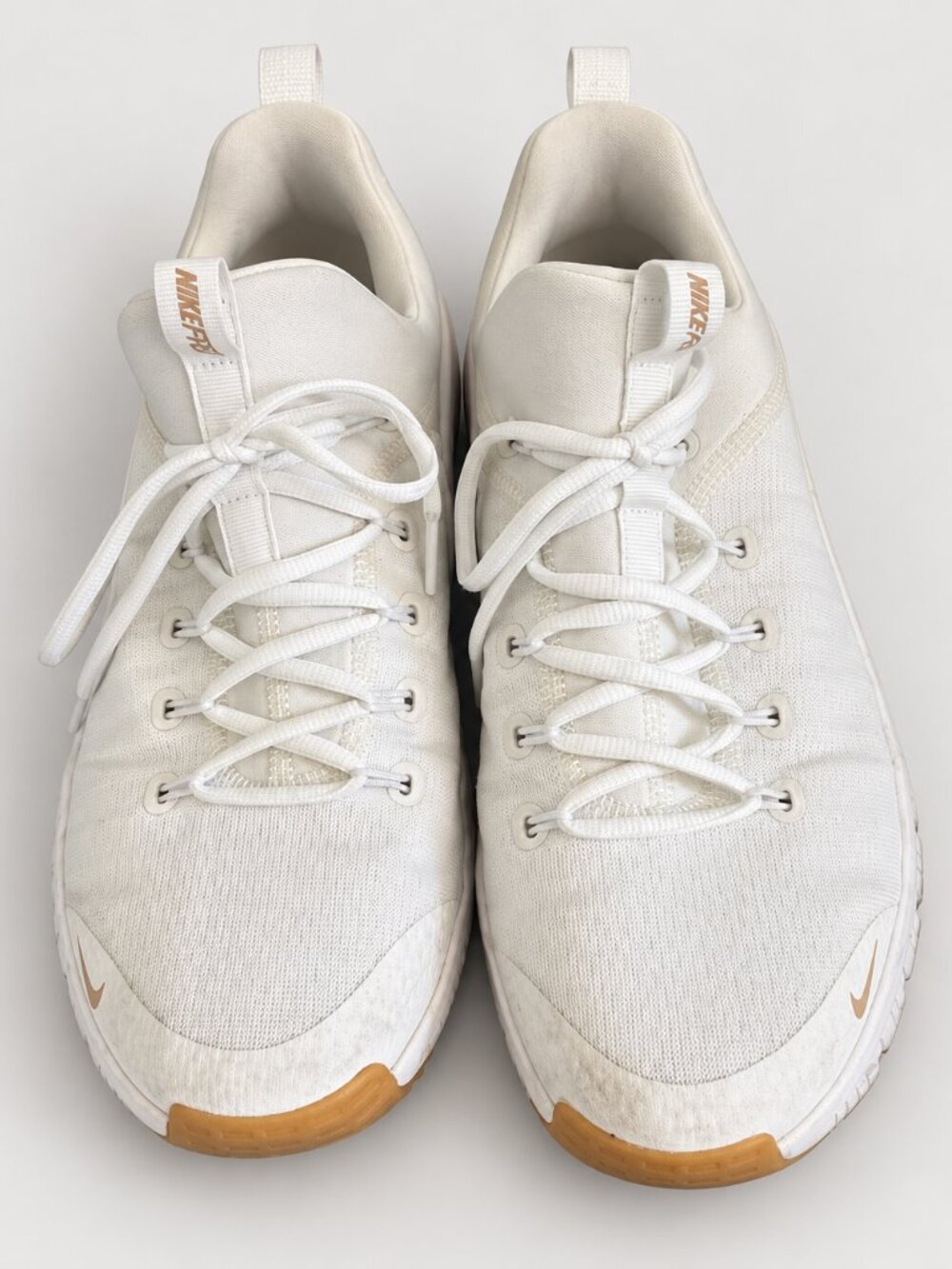 Nike Free Metcon 6 Men’s Size 10.5 White Hemp Gum Training Shoes FJ7127-105
